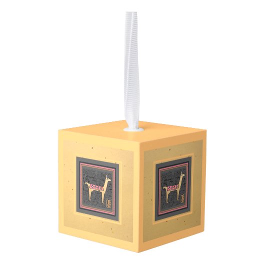 Llama Llama Llama Llama, Llama! Whimsical Decoratie (Achter hoekig)