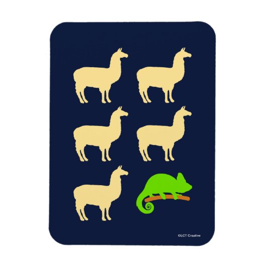 Llama Llama Llama Llama Magneet (Verticaal)