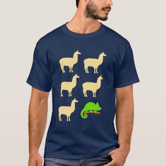 Llama Llama Llama Llama T-shirt (Voorkant)