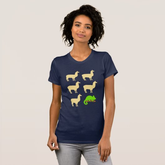 Llama Llama Llama Llama T-shirt (Voorkant volledig)