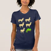 Llama Llama Llama Llama T-shirt (Voorkant)