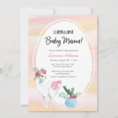 Llama Llama Mama Baby shower-uitnodiging Kaart (Voorkant)