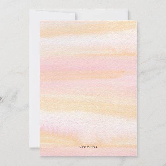 Llama Llama Mama Baby shower-uitnodiging Kaart (Achterkant)