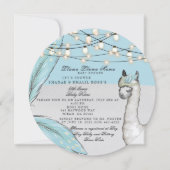 LLAMA LLAMA MAMA II Baby shower Uitnodiging (Voorkant)
