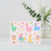Llama Llove Briefkaart (Staand voorkant)