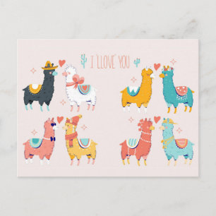 Llama Llove Briefkaart