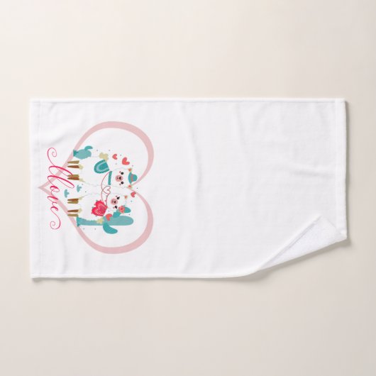 Llama Llove Handdoek (Handdoek)