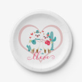 Llama Llove Papieren Bordje (Voorkant)
