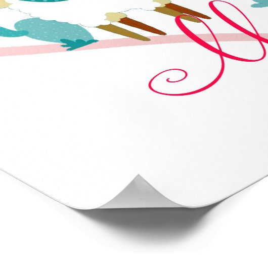 Llama Llove Poster (Hoek)