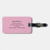 Llama Locator: gepersonaliseerd Llama Bagagelabel (Achterkant horizontaal)