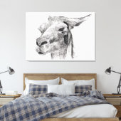 Llama Love Canvas Afdruk (Insitu (Slaapkamer))