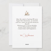 Llama Love Christmas Holiday Kaart (Achterkant)