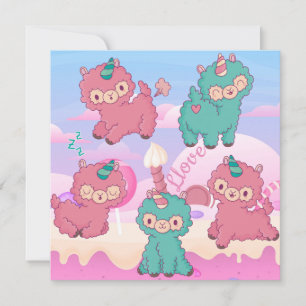 Llama Love Holiday Kaart