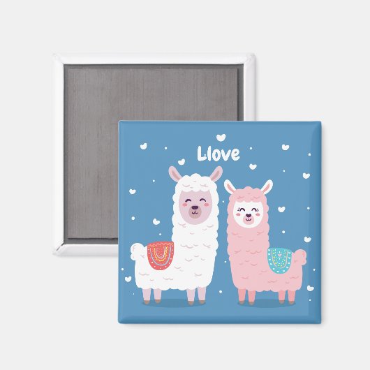 Llama Love Magneet (Voorkant / Achterkant)