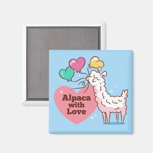 Llama Love Magneet (Voorkant / Achterkant)