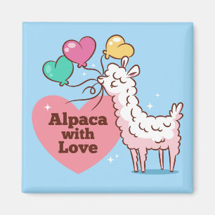 Llama Love Magneet