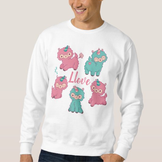 Llama Love Sweatshirt (Voorkant)