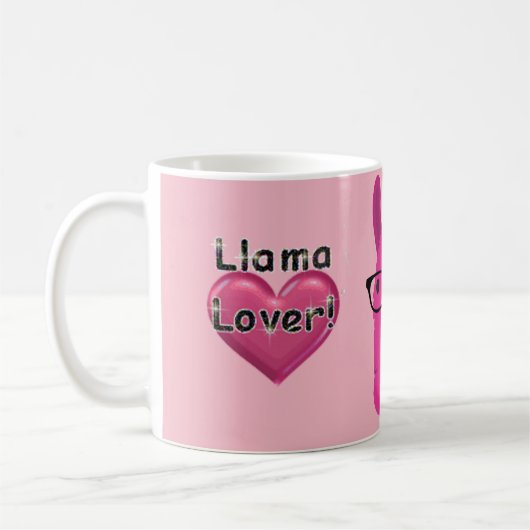 Llama Lover Coffee Mok (Links)