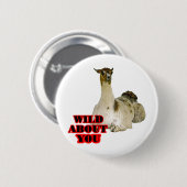Llama Lover Ronde Button 5,7 Cm (Voorkant /achterkant)