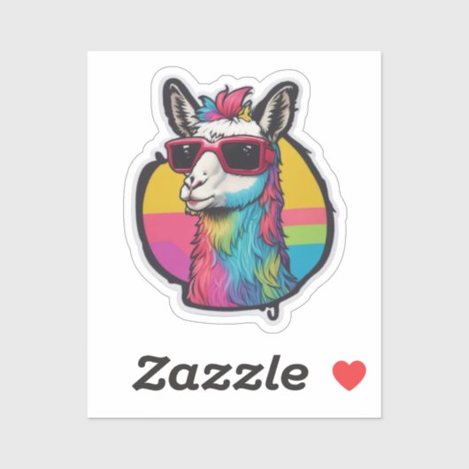 Llama Lovers Unite Shop onze Sticker (Vel)