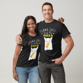 Llama Maak Deze Pizza Af Voedselgrap T-shirt (Unisex)