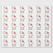 Llama Madness Cadeaupapier (Vlak)