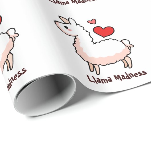Llama Madness Cadeaupapier (Rol Hoek)