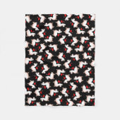 Llama Madness Fleece Deken (Voorkant)