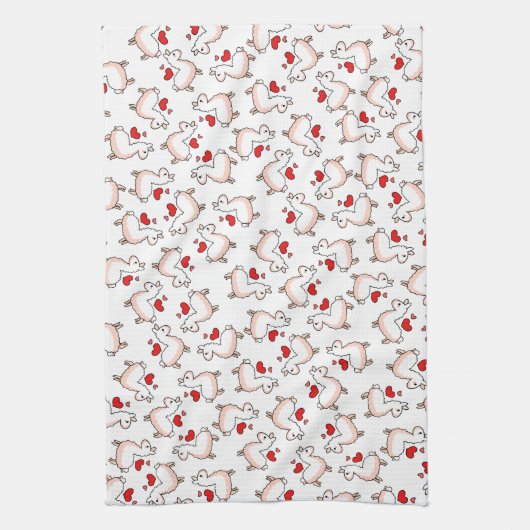 Llama Madness Theedoek (Verticaal)