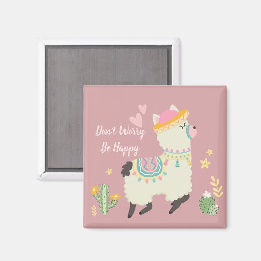 Llama Magneet (Voorkant / Achterkant)