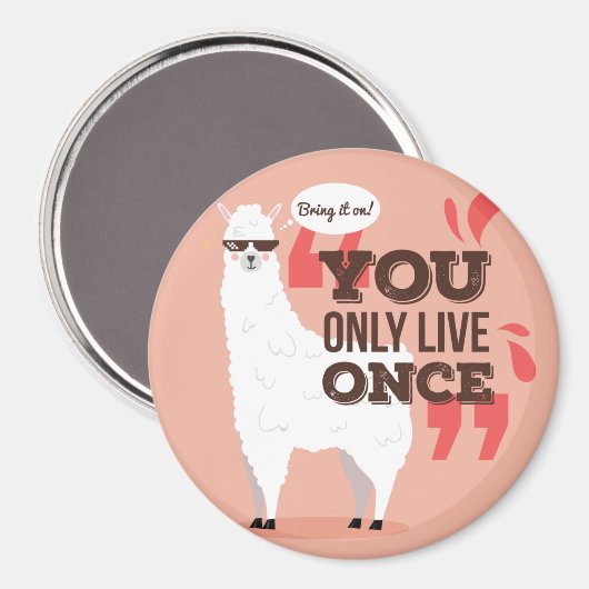 Llama Magneet (Voorkant / Achterkant)