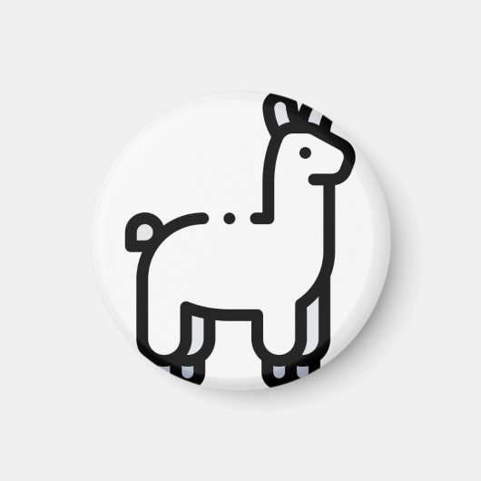 Llama Magneet (Voorkant)
