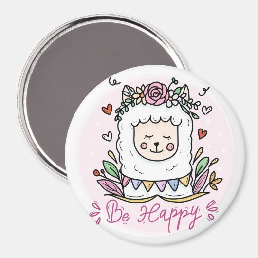 Llama Magneet (Voorkant / Achterkant)