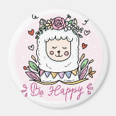 Llama Magneet (Voorkant)