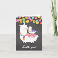 Llama Mama Baby shower Dank je wel