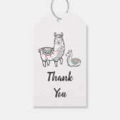 Llama Mama Baby shower Favor Tag Cadeaulabel (Voorkant)