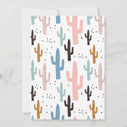 Llama Mama Baby shower Uitnodiging (Achterkant)