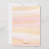 Llama Mama Baby shower uitnodiging (Achterkant)