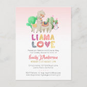 Llama Mama Fiesta Cacti Fun Modern Girl Boy Briefkaart (Voorkant)