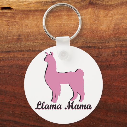 Llama Mama Sleutelhanger (Voorkant)