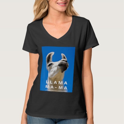 Llama Mama T-shirt (Voorkant)