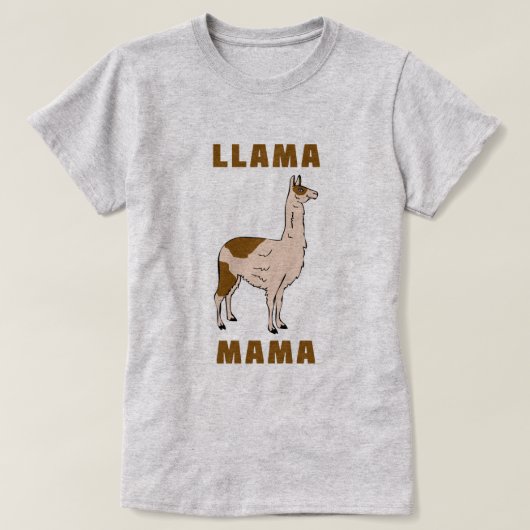 Llama Mama T-shirt (Design voorkant)