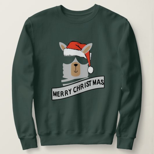 Llama Mama Ugly KerstSweater Funny Sweatshirt (Design voorkant)