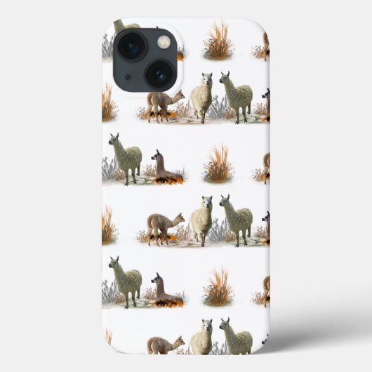 Llama Meadow iPad Mini Hoes (kies kleur) (Achterkant)