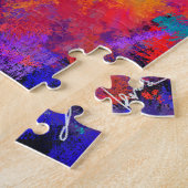 Llama met een Mustache - Art Puzzle 11x14 Legpuzzel (Zijkant)