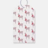 Llama met kerstmis cadeaulabel (Achterkant)