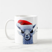 Llama met Santa Hat Coffee-Mok Koffiemok (Links)