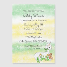 Llama met Teddy Bear Gender Neutral Baby shower