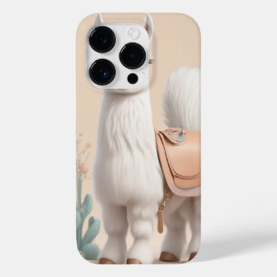 Llama met zadel in de woestijn Case-Mate iPhone 14 pro hoesje