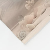 Llama met zadel in de woestijn fleece deken (Hoek)